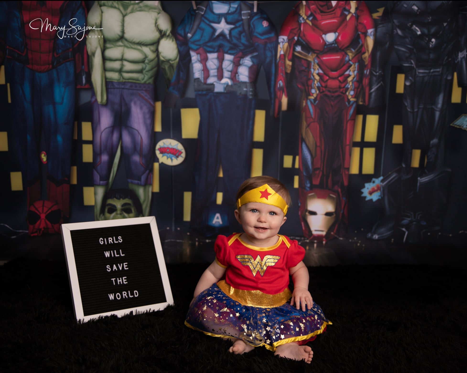 Avezano Marvel Super Hero Costume Photography Backdrop-AVEZANO
